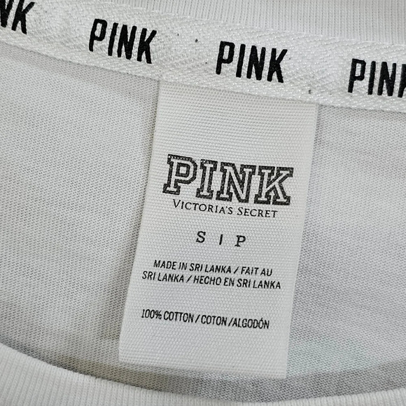 PINK Ling Sleeved Tee sz S - Picture 2 of 4